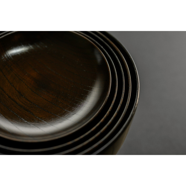 応量器（応量椀） 欅 五つ組 木製漆塗り 入れ子のお椀セット FD8-15/16