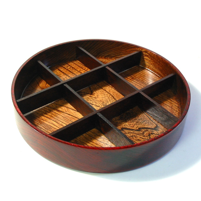 オードブル一段重 ひびき 大 木製 漆塗りお重箱 FC19-8/9 漆器の井助