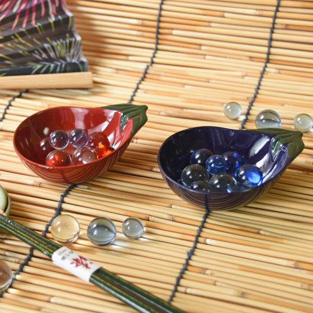 茄子型珍味入れ