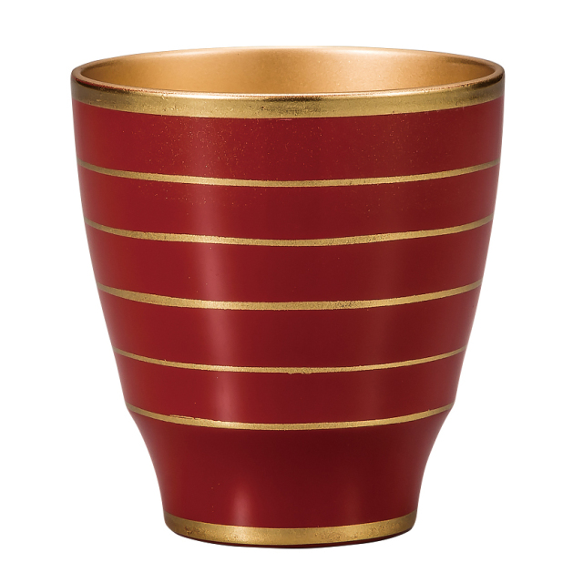 宴遊盃 桜散らし 漆塗り 杯 ぐい呑み おちょこセット 酒器 漆器