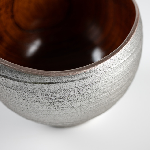 ゆらぎボール 銀嵯美 中 木製 漆塗り FC6-4 漆器の井助