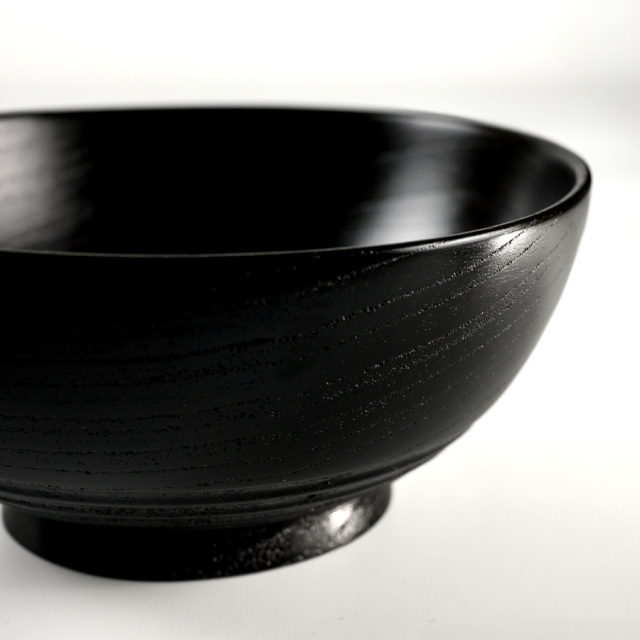 四つ椀　黒スリ