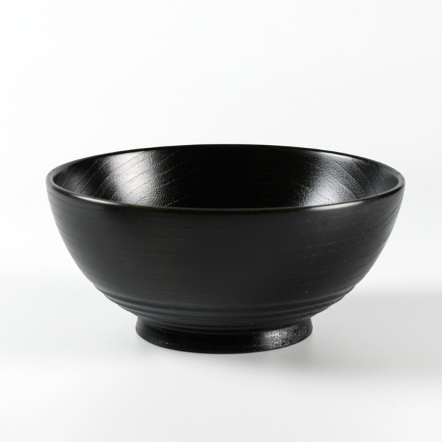 漆芸 手作り 木製 茶碗（黒漆仕上げ） 四つ組椀 黒スリ 木製 漆塗り 漆器の井助