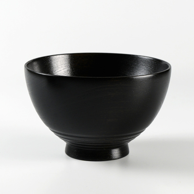 ★茶道具/漆塗工芸！黒塗 小丸碗/四つ碗/四ツ碗 木地 4セット！紙箱付！★ 茶器/茶道具 懐石道具（会席道具） 四つ椀】 黒真塗り 小丸椀