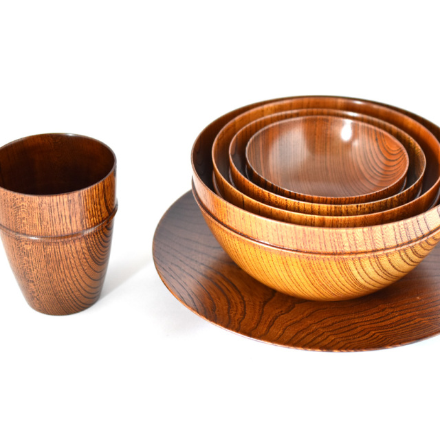 コーシェリ　拭き漆カップ(ケヤキ)　koseling_ MOKU カップ 拭き漆 木製のコップ・グラス 漆器の井助