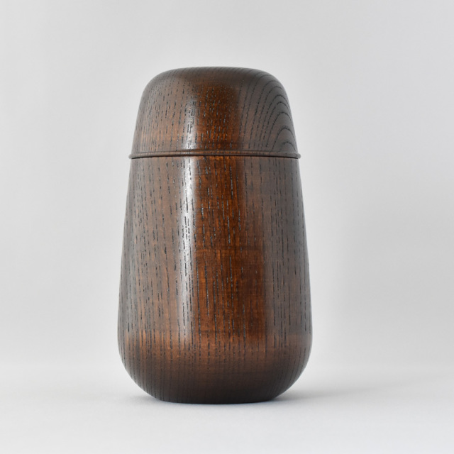MOKU 茶筒　スリ漆