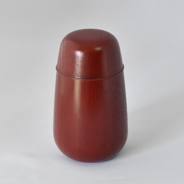 MOKU 茶筒　スリ漆