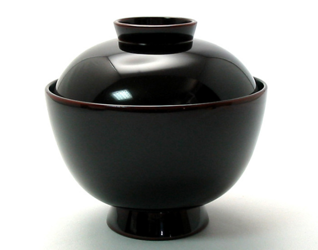 吸物椀 溜内黒 木製 漆塗り（製造中止） 漆器の井助