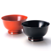 夫婦椀 玉渕 朱・黒