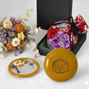 プチ手鏡 IRO-IRO 巾着袋付