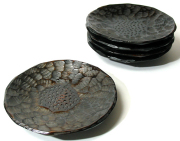 茶托 象谷はつり 木製 漆塗り