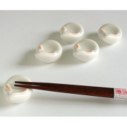 箸置き うさぎ 5個セット 白/若草　FC40-13