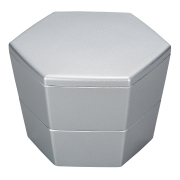 二段重 六角 入れ子 金ラメ/銀ラメ　FC23-9/10