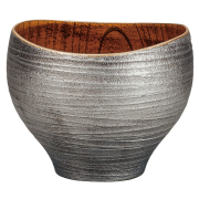 ゆらぎボール 銀嵯美 大 木製 漆塗り　FC6-3