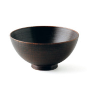富貴漆椀 4.5寸 木製 漆塗り 木のお椀・味噌汁椀