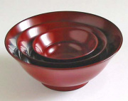 三つ組華鉢  漆塗り（製造中止）