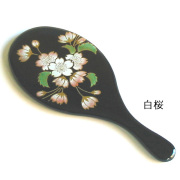 小判コンパクト手鏡 漆塗りハンドミラー