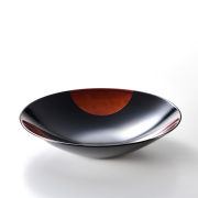 もてなしボウル 日月白檀 6.5 中鉢  【まとめ買い割引】 漆塗り