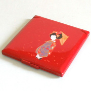 コンパクトミラー 舞妓はん 【メール便可】携帯用手鏡 外国人へのお土産 日本みやげ