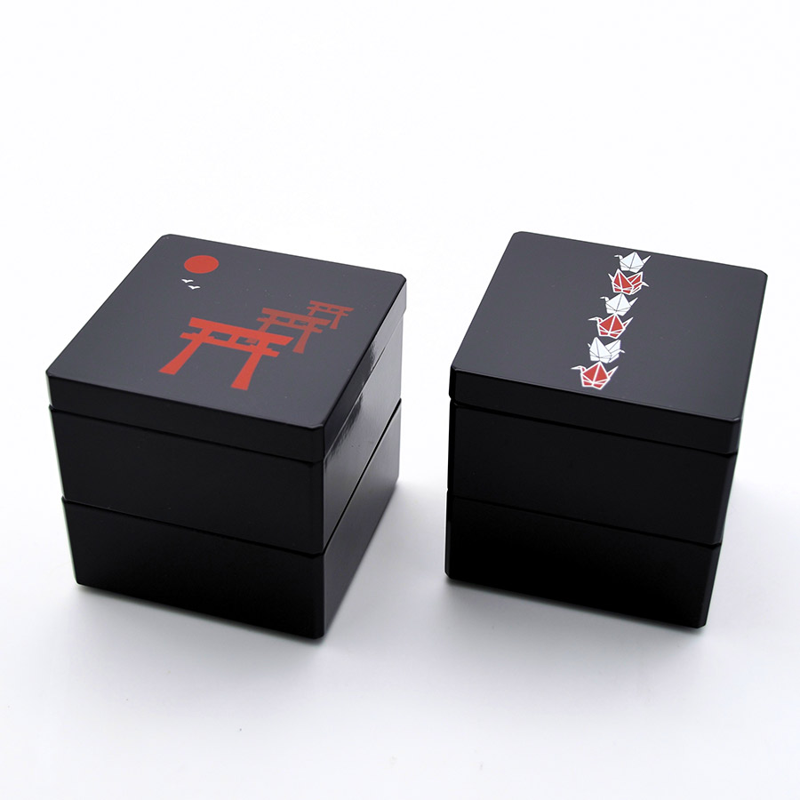 姫珍味重 黒　折り鶴／鳥居 【製造中止・在庫限り】