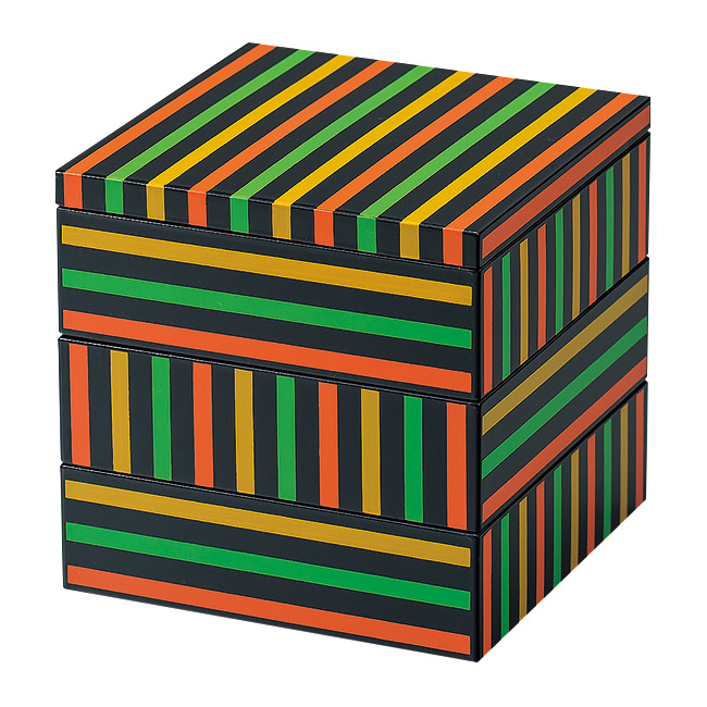 匠三段重 4.0 独楽ライン 朱/黒　FC26-5/8