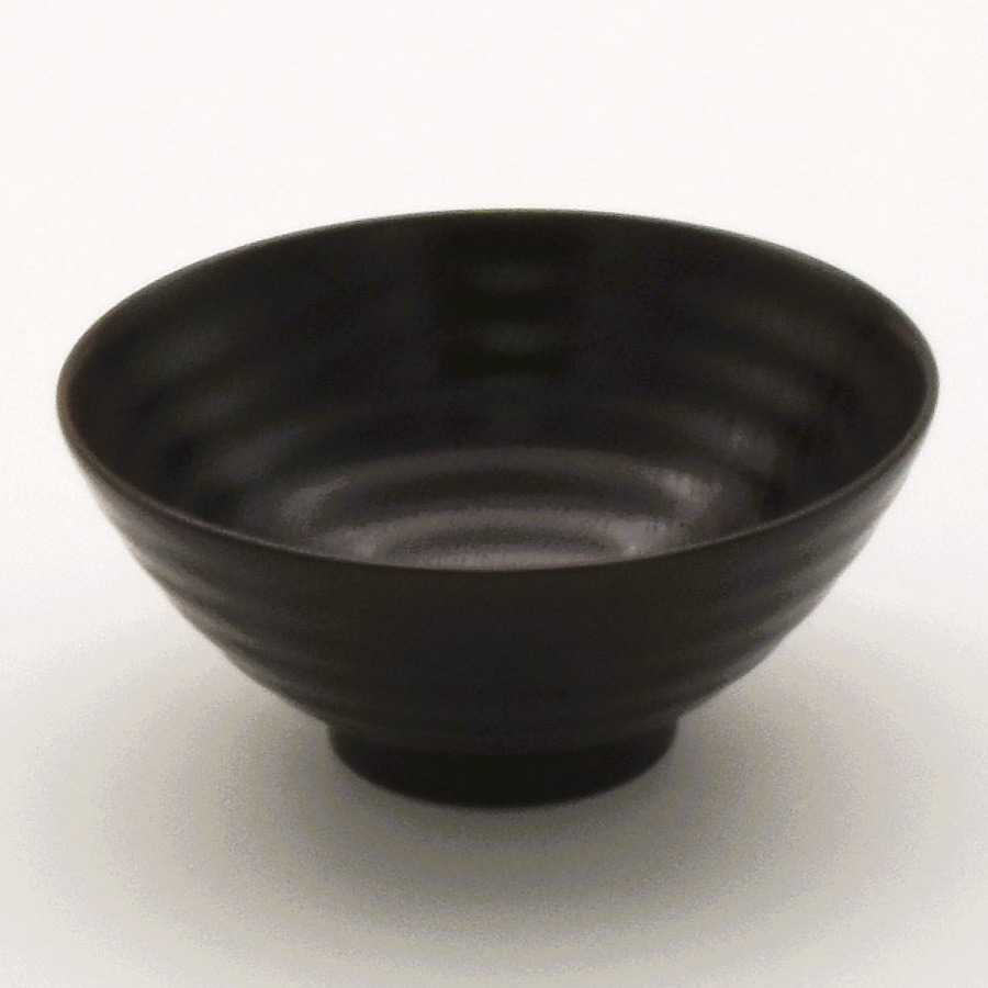 飯椀 波紋 摺漆