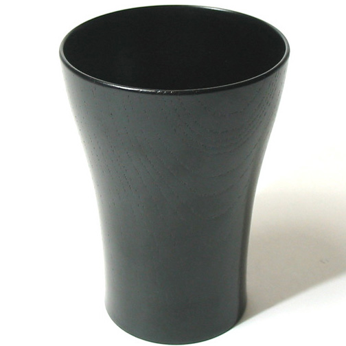 酎カップ 欅目はじき 木製 漆塗り