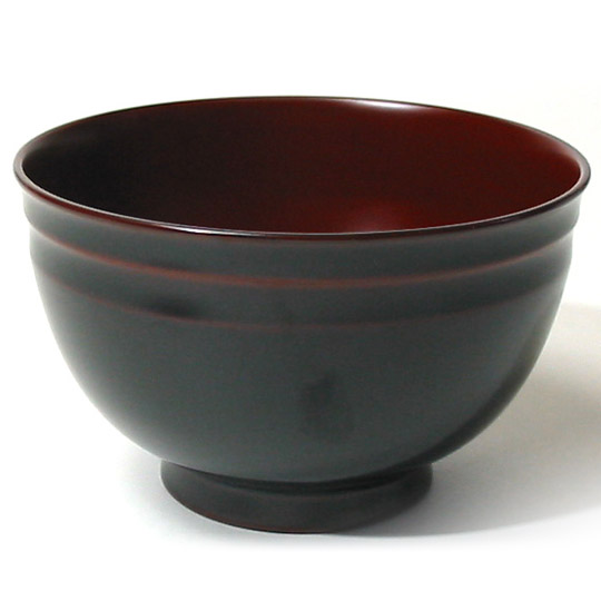 汁椀 利休 木製 漆塗り 木のお椀・味噌汁椀　MA-982　【製造中止・在庫限り】