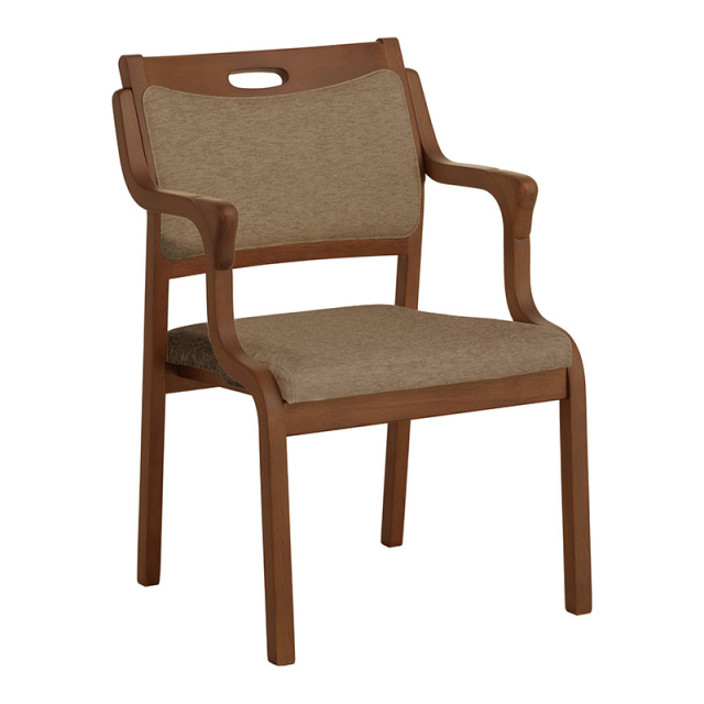 Care-Net01-AC ダイニングチェア 肘付 座面高41cm PVC 合皮