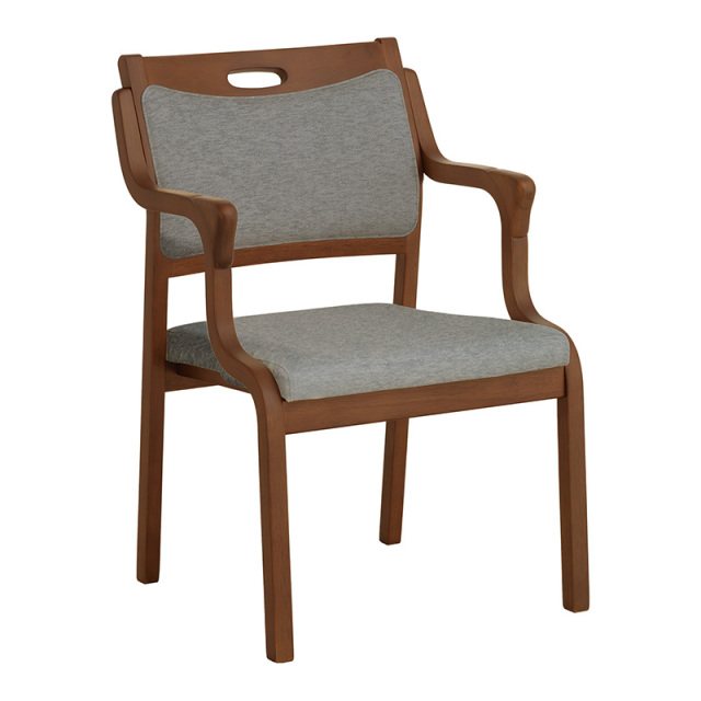 Care-Net01-AC ダイニングチェア 肘付 座面高41cm PVC 合皮