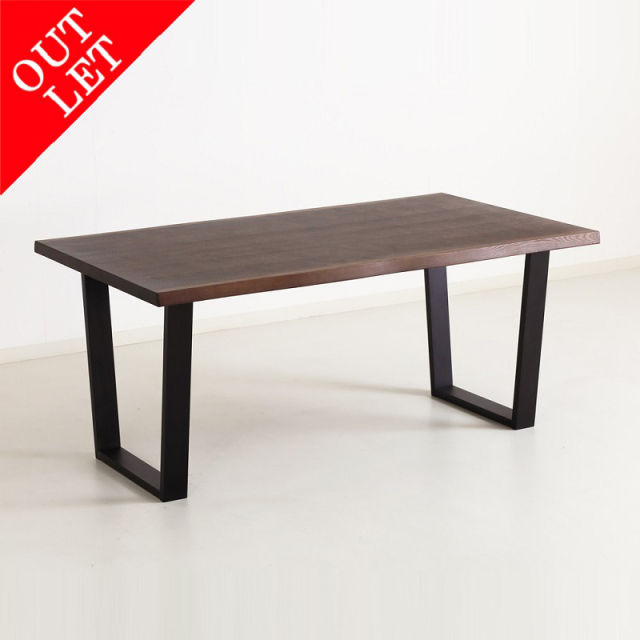 ダークブラウン 木製 ダイニングテーブル 着払いor引取り