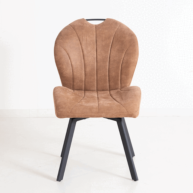 回転チェア ZLC 回転椅子 肘無 座面回転 座面高44cm ダイニング チェア スチール脚