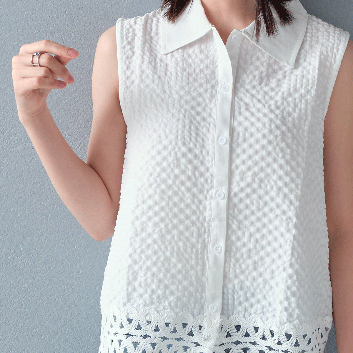 ラスト1着！　春の早割り【メール便対応】　『　インスタで大人気！　』フリルレーストップス