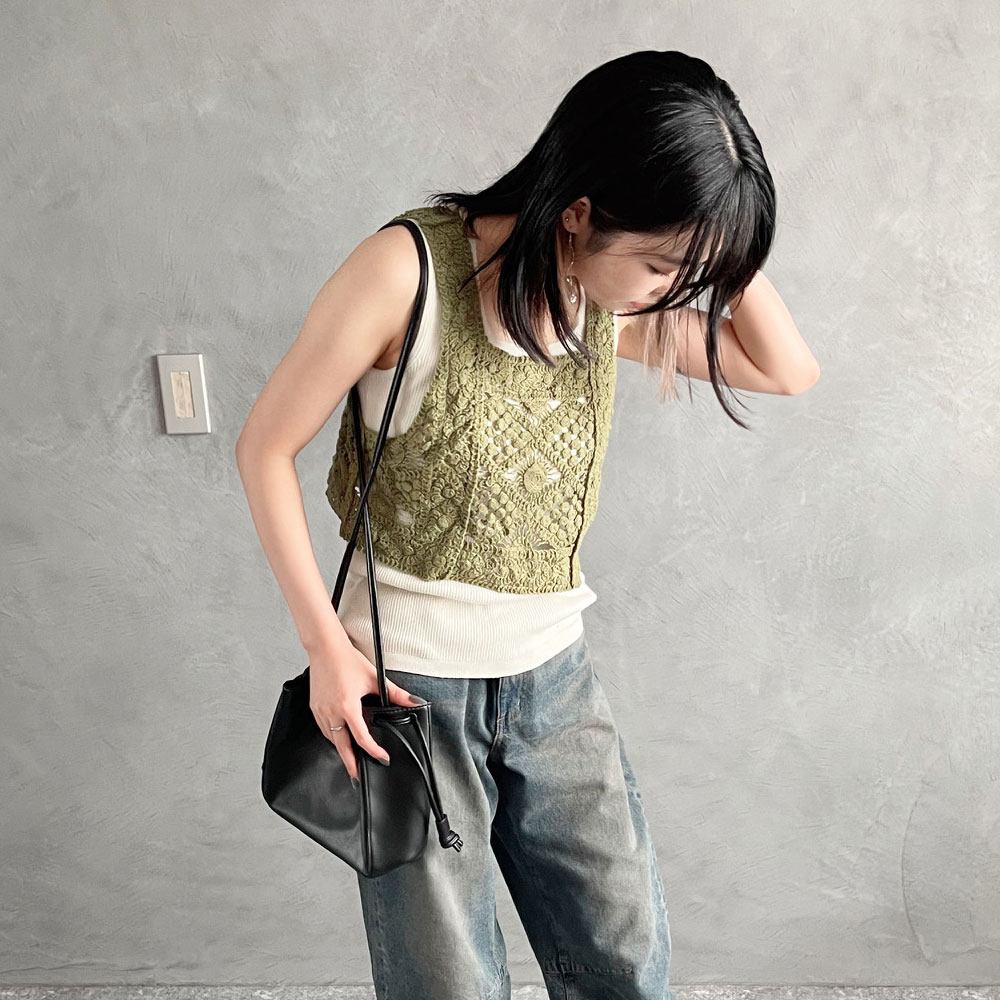 春の早割り　【即納】【メール便対応】  『　インスタで大人気！　』　　タンクトップ スクエアネック ビスチェ