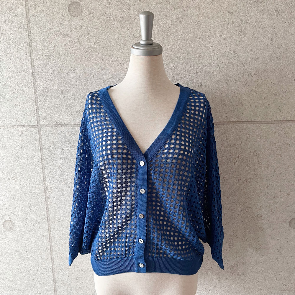 【メール便対応】　 『　インスタサブ垢で大人気！　』   メッシュドルマンカーディガン