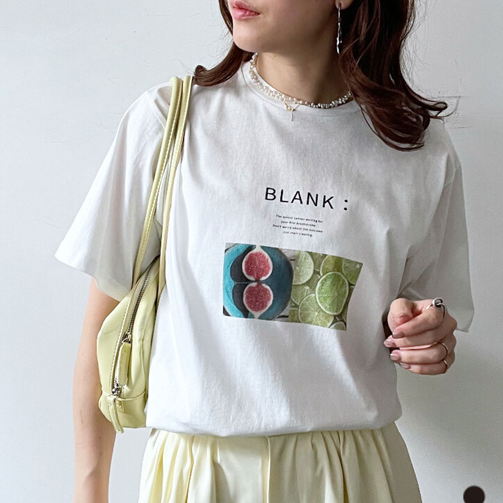 【4月下旬入荷予定】 春の早割り【メール便対応】　【2026新作】天竺フルーツプリントTシャツ