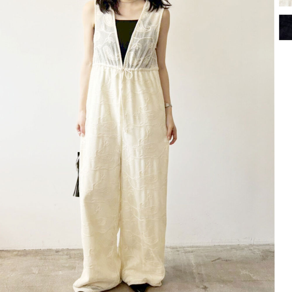 【4月中旬入荷予定】 春の早割り　【2026新作】レースサロペット