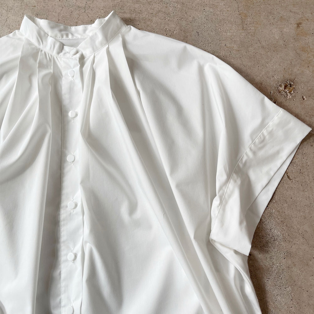 【4月下旬入荷予定】 春の早割り【メール便対応】『　インスタサブ垢で大人気！　』　【2026新作】T/Cブロード　タック　ドルマンブラウス