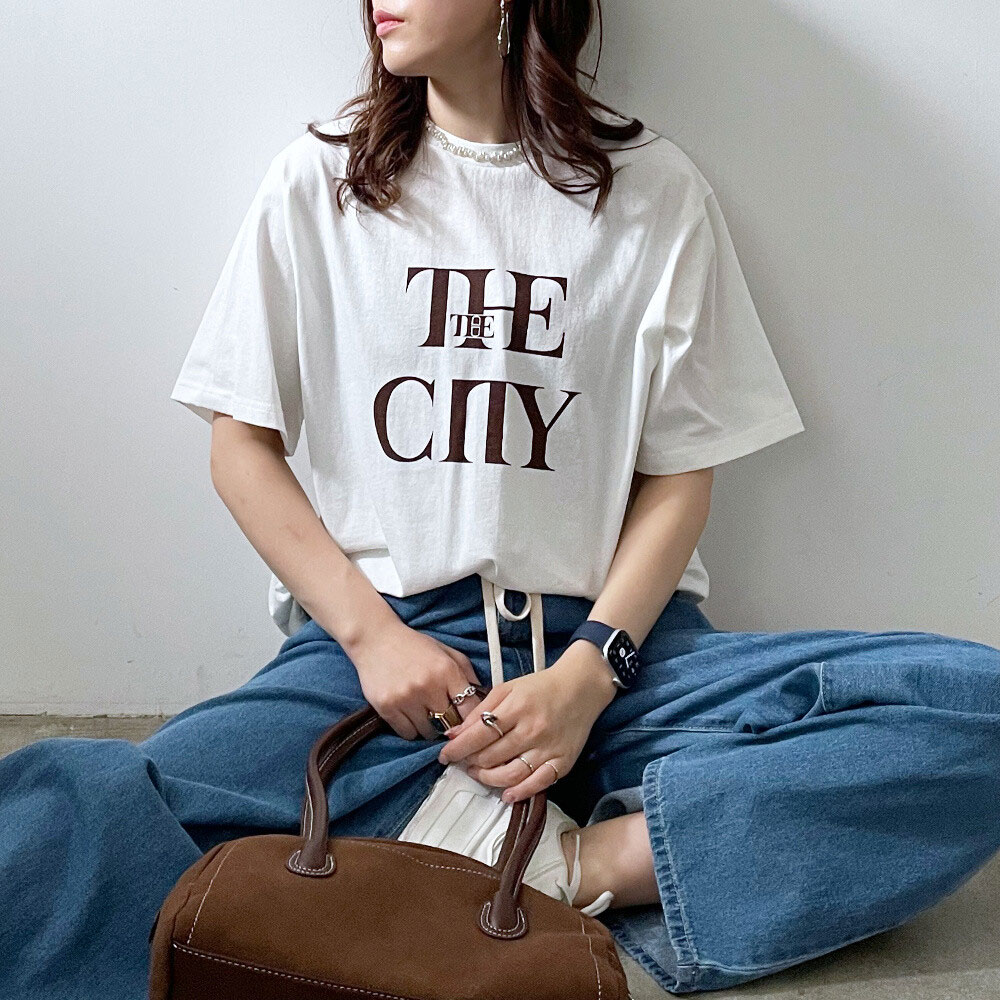 【5月中旬入荷予定】 春の早割り【メール便対応】　【新作】接触冷感UV加工天竺ロゴプリントT