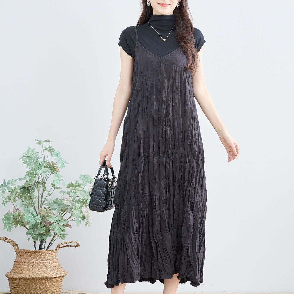 『　Instagramで大人気！　』   ワッシャーキャミソールワンピース