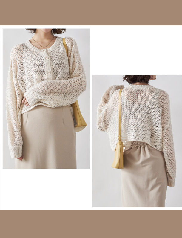 【近年・オレンジタグ】ミッソーニ　透かし編み　アミアミ　長袖ニット　ピンク　42 近年・オレンジタグ】ミッソーニ 透かし編み アミアミ 長袖