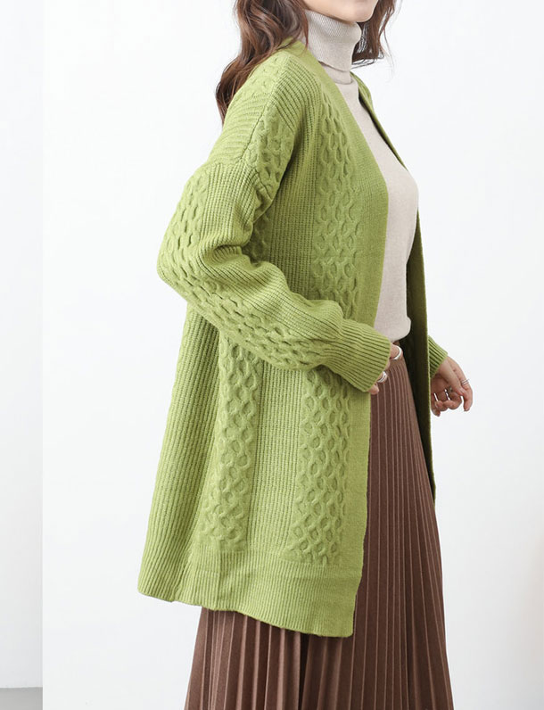 BLOCKINDUSTRIE イタリア製ニットロングカーディガン