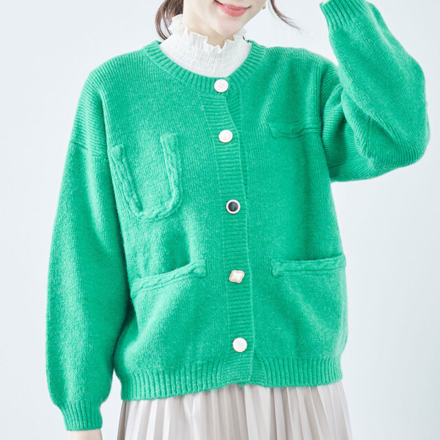 冬服50％off『　インスタサブ垢で大人気！　』　おしゃれニットカーディガン