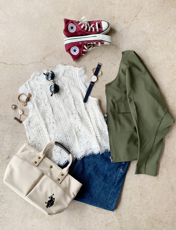 今日のコーデ　プチプラコーデ 　カジュアルコーデ