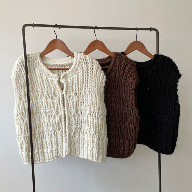 ハンドニットロービングベスト