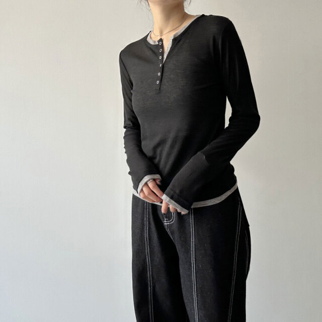 【新品】【2024SS】FRAMeWORK シアーヘンリープルオーバー 黒 新品】【2024SS】FRAMeWORK シアーヘンリープルオーバー 黒