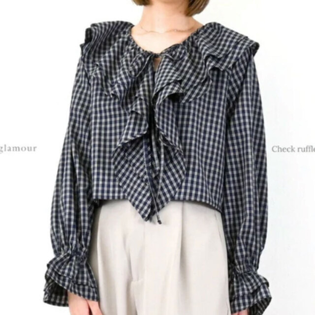 ガニー　チェック　ブラウス　GANNI 最終値下げ】GANNI チェックブラウス GANNI(ガニー)のWashed Stretch