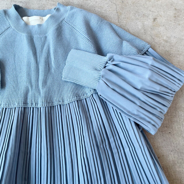 【新品】ジャス♡異素材切替ニット n'OrLABEL配色異素材切替ニット』
