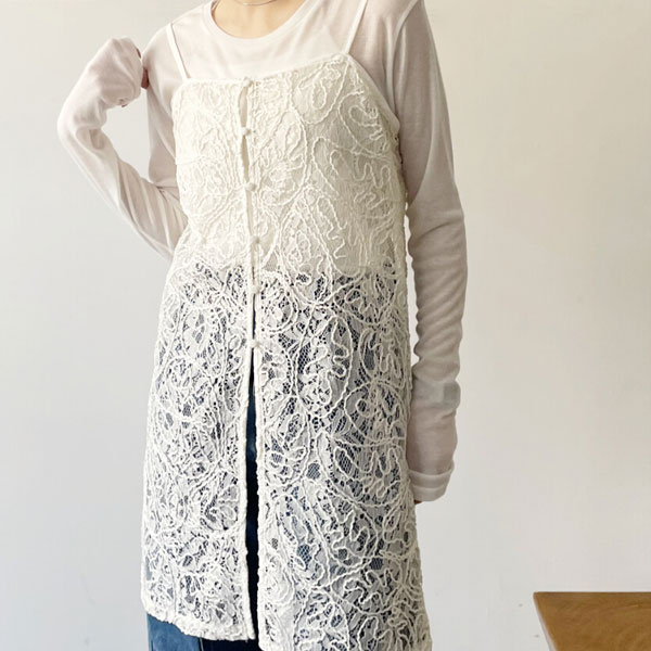 【3月上旬入荷予定】春の早割り 　【メール便対応】【2026新作】レースキャミOP