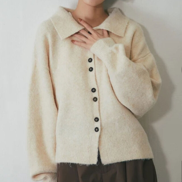 【10月上旬入荷予定】 秋の早割り　コクーンニットジャケット
